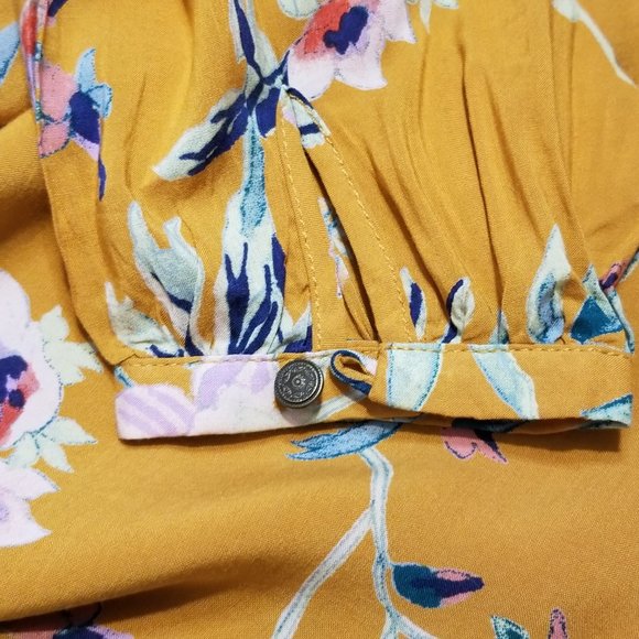 Floral Print Long-Sleeve Mini Dress, Size 2 NWOT - Picture 8 of 16